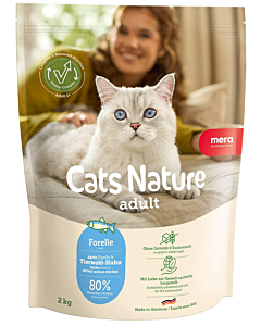 Mera Cats Nature Adult kuivtoit kassidele forelliga 2kg