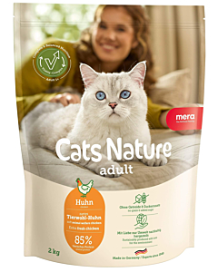 Mera Cats Nature Adult kuivtoit kassidele kanaga 2kg