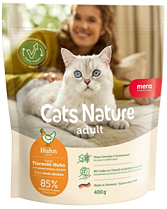 Mera Cats Nature Adult kuivtoit kassidele kanaga 400g
