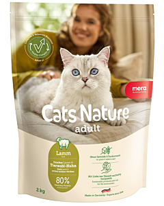 Mera Cats Nature Adult kuivtoit kassidele lambalihaga 2kg