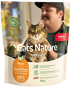 Mera Cats Nature Senior kuivtoit kassidele kanaga 400g