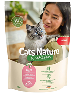Mera Cats Nature Sensitive kuivtoit kassidele lõhega 2kg