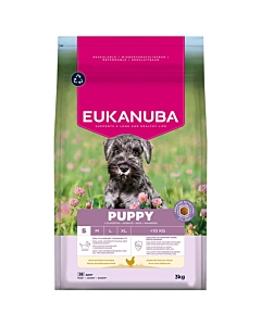 EUKANUBA Puppy chicken for small dogs 3 kg