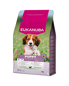 EUKANUBA Puppy lamb and rice for small and medium dogs 3 kg