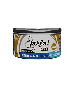 Täissööt (konserv) Perfect Cat tuunikala ja anšoovisega kastmes 80g