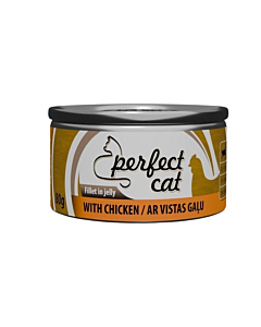 Täissööt (konserv) Perfect Cat kanaga tarretises 80g