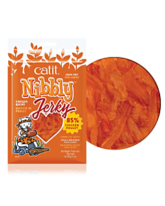 Лакомство для кошек Catit Nibbly Jerky, курица 30 г