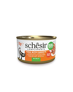 Schesir Complements Wet Cat Tuna with carrot in jelly 70g