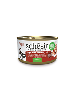 Schesir Complements Wet Cat Tuna with red mullet in jelly 70g