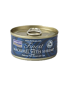 F4C скумбрия/креветка 70 г влажный корм для котов