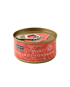 F4C tuna fillet with salmon 70g wet food for cats