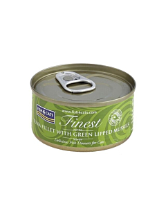 F4C tuna fillet with green lipped mussels 70g wet food for cats