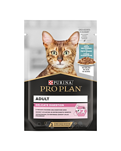 ProPlan для чувствительного пищеварения с океанической рыбой 85 г влажный корм для котов