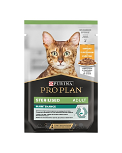 ProPlan kassi einekotike steriliseeritud kassidele kanaga 85g