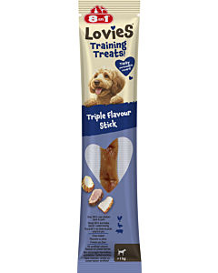 8in1 Lovies Training Treats Triple Flavour Stick 15g