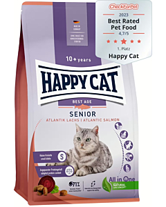Happy Cat Senior Atlantik-Lachs - 4 kg