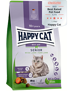 Happy Cat Senior Weide-Lamm - 4 kg