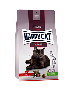 Happy Cat Sterilised Adult Voralpen-Rind- 10 kg