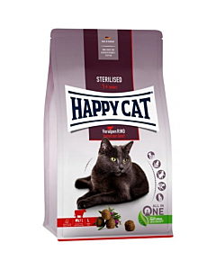 Happy Cat Sterilised Adult Voralpen-Rind- 4 kg