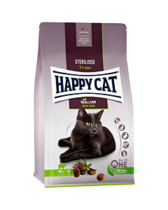 Happy Cat Sterilised Adult Weide-Lamm- 10 kg