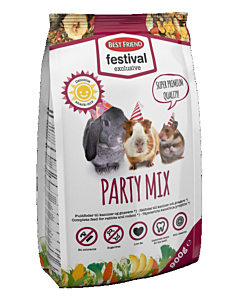 Bf küüliku/näriliste täissööt festival excl.party mix 900g
