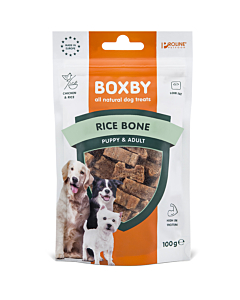 Boxby koera maius rice bone kana 100g