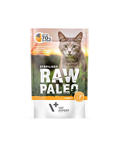 Raw paleo kassi einekotike steril. kalkun 100g