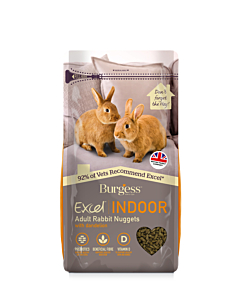 Burgess excel küüliku täissööt indoor 1,5kg