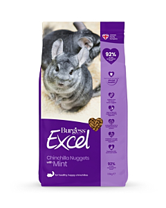 Burgess excel tšintšilja täissööt mint 1,5kg