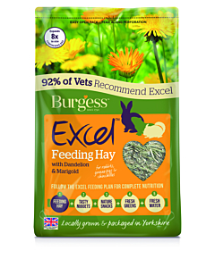 Burgess excel hein dandelion & marigold 1kg