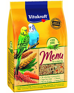 Vitakraft viirpapagoide täissööt premium menu 500g