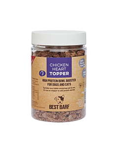Best barf külmkuivatatud maius kana südame topper 100g