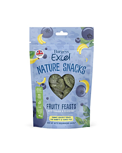 Burgess excel väikelooma maius fruity feasts 60g