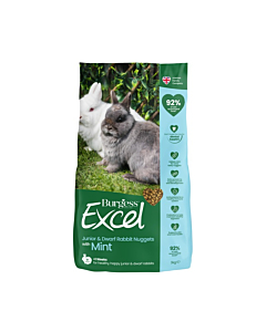 Burgess excel küüliku täissööt junior mint 1,5kg