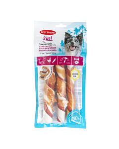 Bf koera maius 3in1 keeruga närimisrull kana/porgand 17cm 160g n3