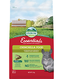 Oxbow essentials tšintšilja täissööt 1.5kg