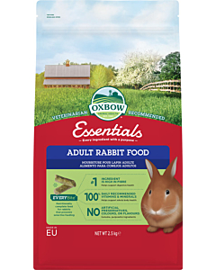 Oxbow essentials täiskasvanud küüliku täissööt 2.5kg