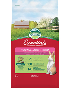 Oxbow essentials juunior küüliku täissööt 2.5kg