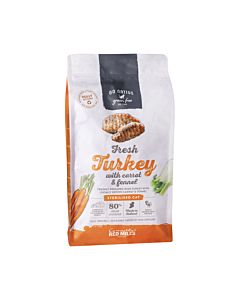 Go native kassi täissööt kalkun/porgand/apteegitill 1,5kg