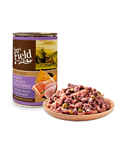Sam's Field Salmon & Chicken with Pumpkin konserv koertele 400g
