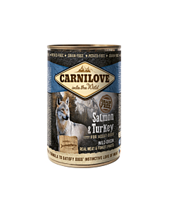 Carnilove Salmon & Turkey konserv koertele 400g
