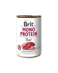 Brit Mono Protein Beef konserv koertele 400g