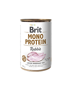 Brit Mono Protein Rabbit konserv koertele 400g