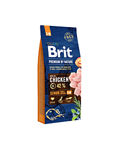 Brit Premium by Nature Senior S+M koeratoit 15 kg