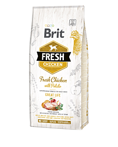 Brit Fresh Chicken with Potato Adult koeratoit 12 kg