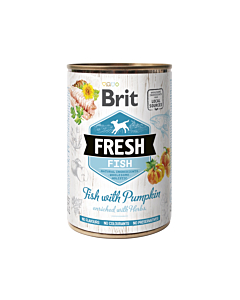 Brit Fresh Fish with Pumpkin konserv koertele 400g