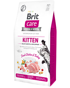 Brit Care Cat Grain-Free Kitten Healthy Growth kassitoit 7 kg