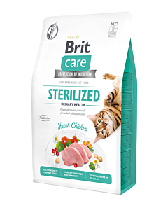 Brit Care Cat Grain-Free Sterilized Urinary Health kassitoit 2 kg