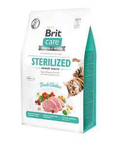 Brit Care Cat Grain-Free Sterilized Urinary Health kassitoit 0,4 kg
