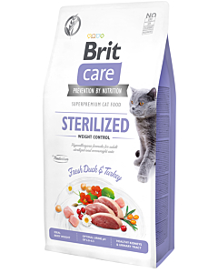 Brit Care Cat Grain-Free Sterilized Weight Control kassitoit 7kg